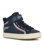 Baskets Kalispera bleu marine/rose