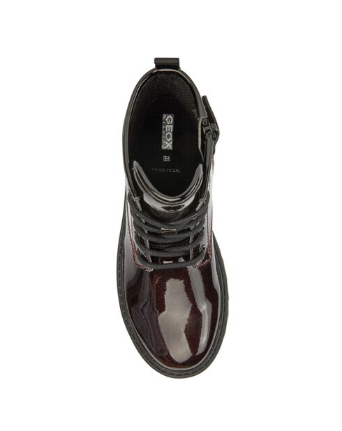 Bottines Casey bordeaux vernis