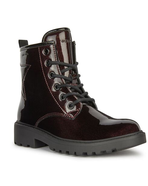 Bottines Casey bordeaux vernis