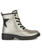 Bottines Casey argentées