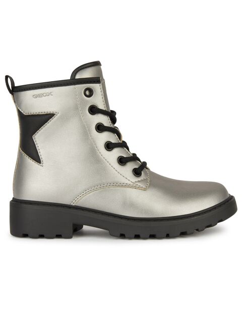 Bottines Casey argentées