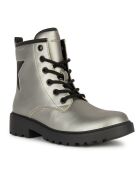 Bottines Casey argentées