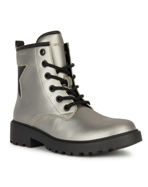 Bottines Casey argentées