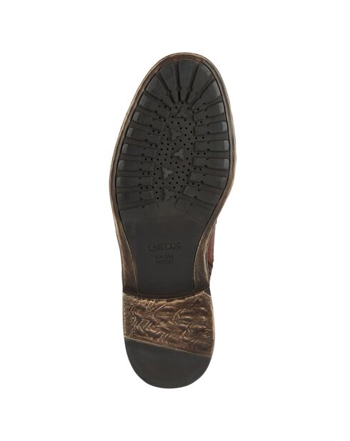Boots en Cuir Aurelio marron