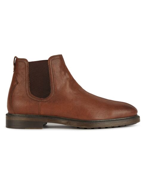 Chelsea boots en Cuir Aurelio cognac