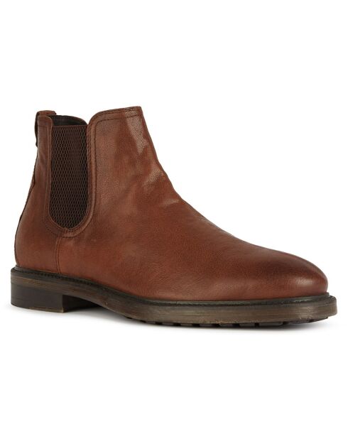 Chelsea boots en Cuir Aurelio cognac