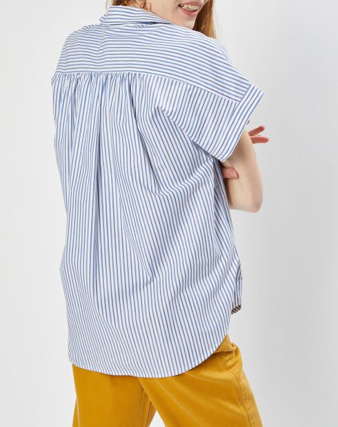 Blaues gestreiftes Top Jordan