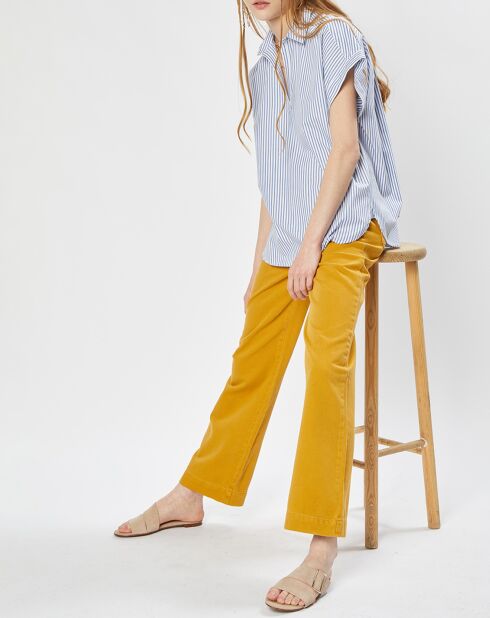 Blaues gestreiftes Top Jordan