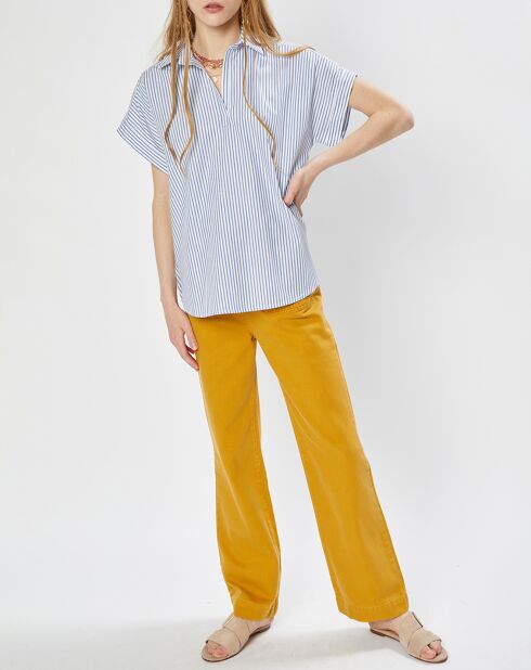 Blaues gestreiftes Top Jordan