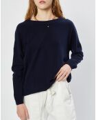 Cardigan con scollo a V Marianne Nocturne 100% lana merino