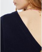 Cardigan con scollo a V Marianne Nocturne 100% lana merino