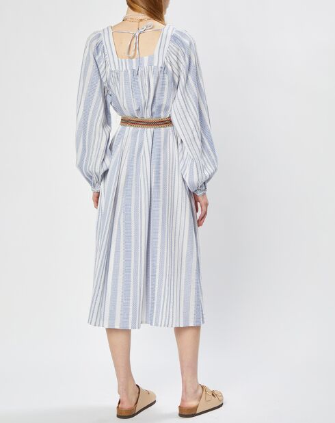 Patricia blaues weites Kleid