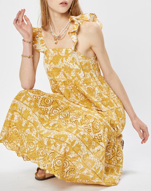Robe Brigitte jaune