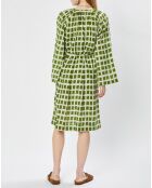 Robe caftan Kyoto verte