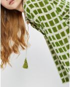 Robe caftan Kyoto verte