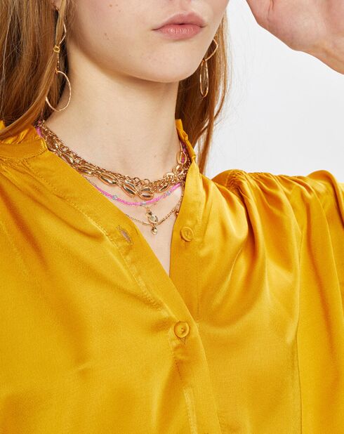 Chemise Loose Margaux ocre