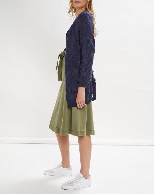 Gilet en Mohair mélangé Monica marine