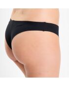 Tanga Plume sans coutures noir