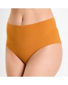 Culotte taille jaute Plume sans coutures  jaune moutarde