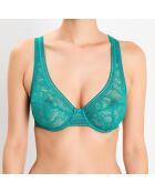 Soutien-gorge emboîtant avec armatures Air de Lou émeraude