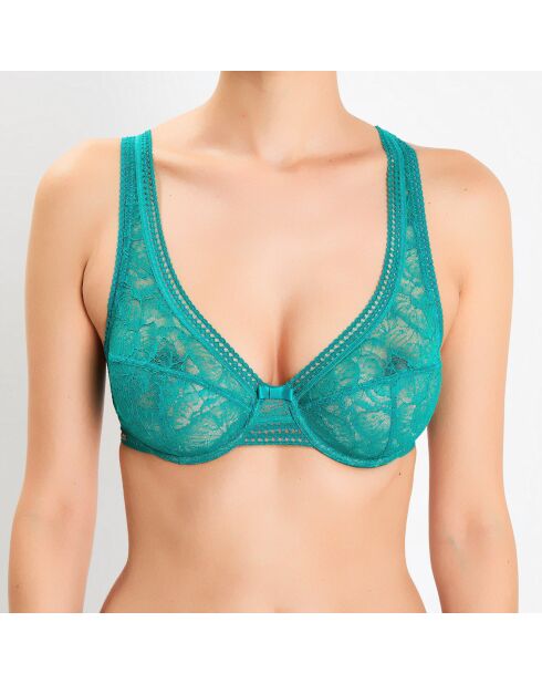 Soutien-gorge emboîtant avec armatures Air de Lou émeraude