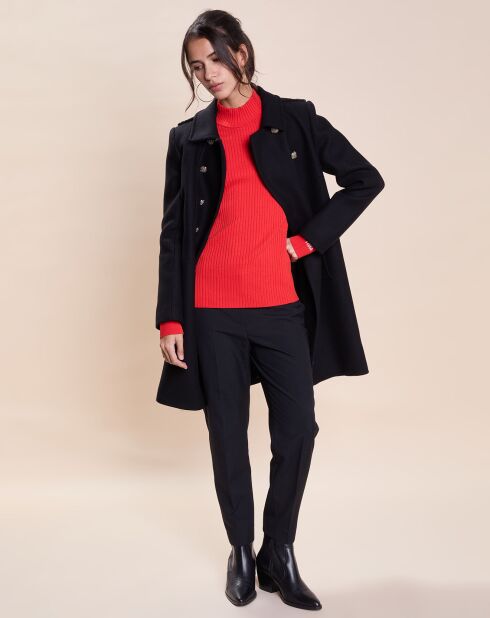 Manteau en Laine mélangée Mure noir
