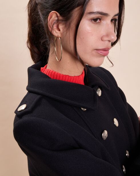 Manteau en Laine mélangée Mure noir