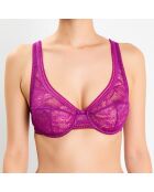 Soutien-gorge emboîtant avec armatures Air de Lou violet