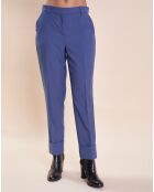 Pantalon en Laine mélangée Philippa bleu