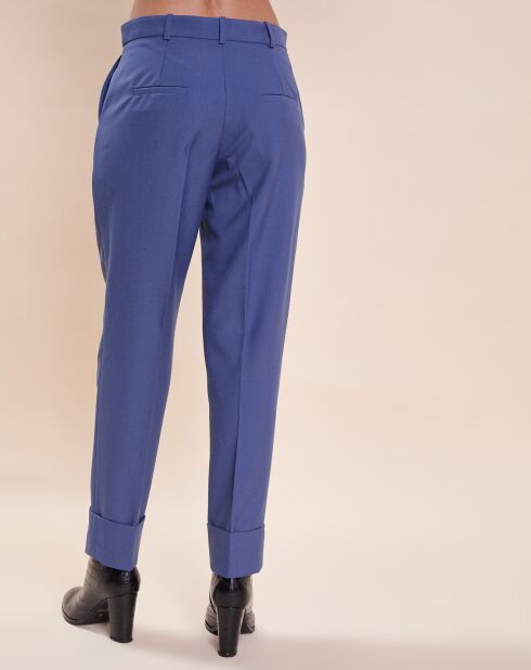 Pantalon en Laine mélangée Philippa bleu