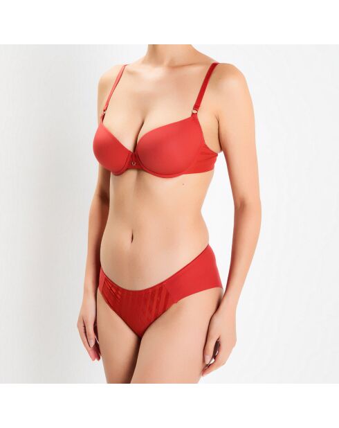 Soutien-gorge coques avec armatures brique