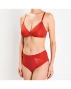 Soutien-gorge sans armatures brique