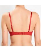 Soutien-gorge sans armatures brique