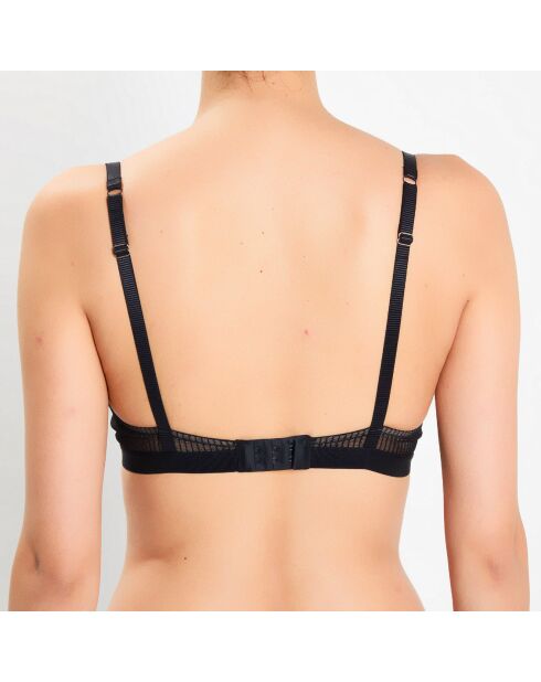 Soutien-gorge avec armatures Mirage Botanique noir