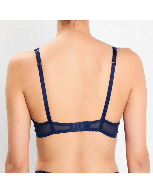 Soutien-gorge emboîtant avec armatures Equinoxe bleu iris