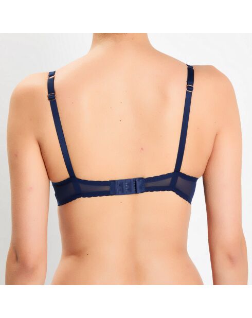 Soutien-gorge coques avec armatures Equinoxe bleu iris