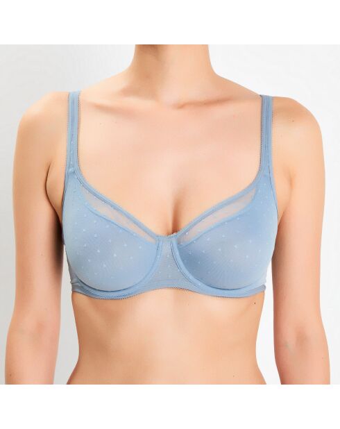 Soutien-gorge moulé avec armatures Perfect Seduction bleu gris