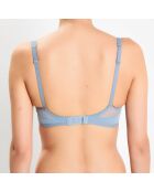 Soutien-gorge moulé avec armatures Perfect Seduction bleu gris