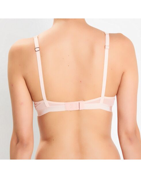 Soutien-gorge emboîtant avec armatures Fleur d'Art rose