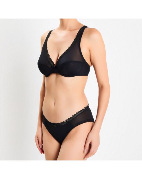 Soutien-gorge emboîtant avec armatures Oxygène noir