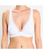 Soutien-gorge sans armatures Oxygène blanc