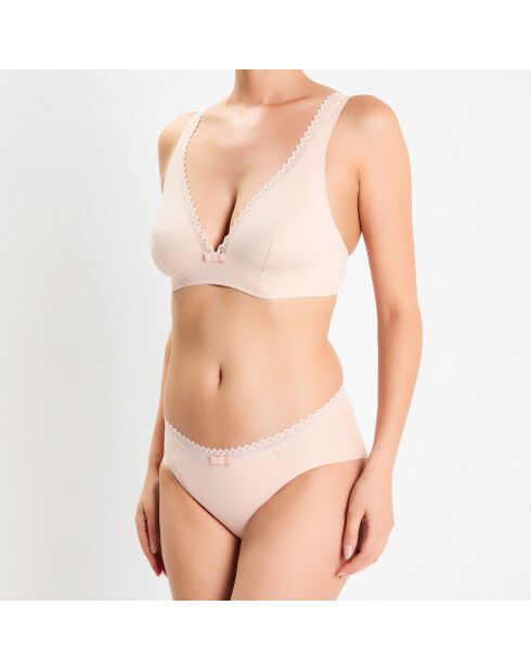 Soutien-gorge moulé sans armatures Oxygène beige