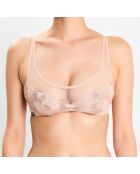 Soutien-gorge brassière demi armatures Elixir de Lou opalin