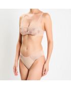 Soutien-gorge brassière demi armatures Elixir de Lou opalin