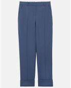 Pantalon en Laine mélangée Philippa bleu