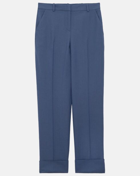 Pantalon en Laine mélangée Philippa bleu