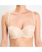 Soutien-gorge bandeaux coques avec armatures Insoupçonnable nude