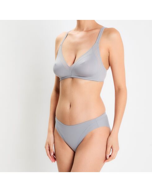 Soutien-gorge moulé sans armatures Perfect Shadow argenté