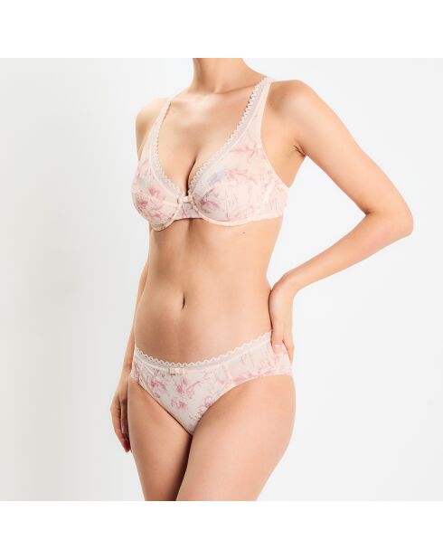 Soutien-gorge emboîtant avec armatures Oxygène Arty beige