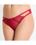 Tanga Fleur d'Art rouge